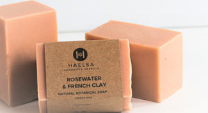 Come up smelling of roses this Valentine's Day - say 'I love you' with our beautiful handmade Rosewater and French Clay Soap