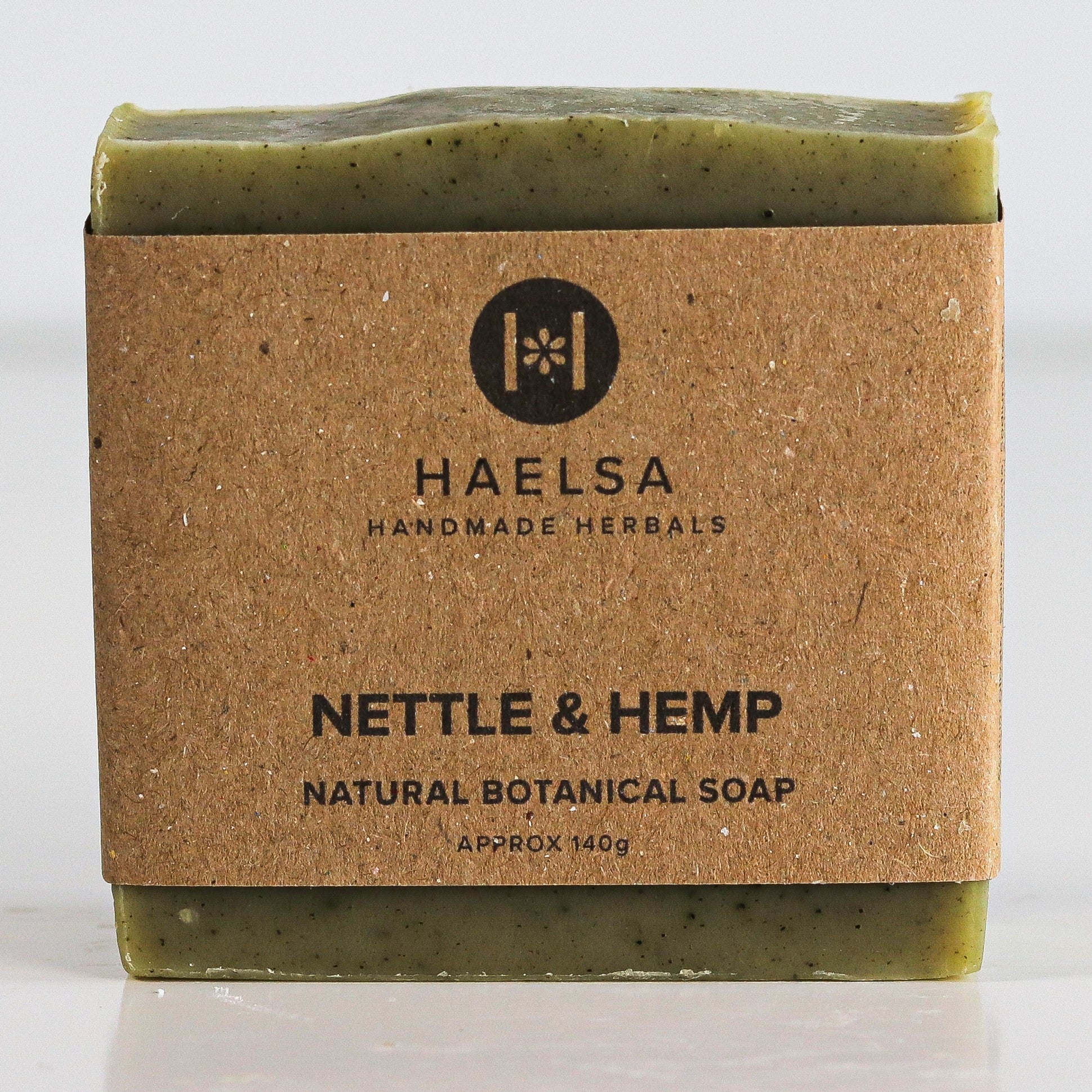 Soothing Nettle Handmade Scottish Vegan Soap Bar For Sensitive Skin, Eczema & Psoriasis - 120g