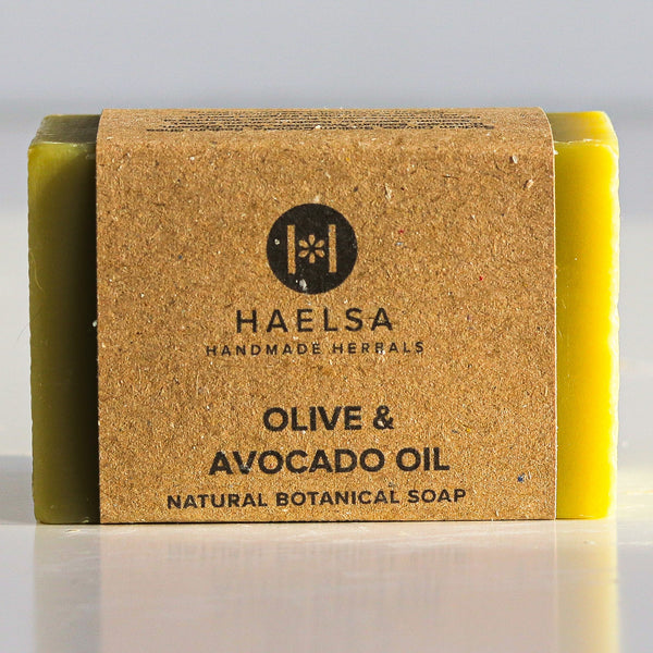 Olive & avocado oil soap in wrapper